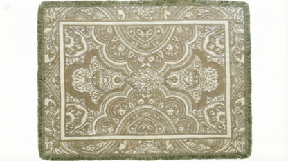 Shadow Rose Throw Blanket & Throw Rug — Luxury Woven Cotton Sofa Throw 160x200cm