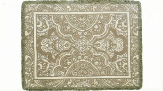 Shadow Rose Throw Blanket & Throw Rug — Luxury Woven Cotton Sofa Throw 160x200cm